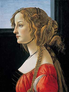 Sandro Botticelli: Porträt der Simonetta Vespucci
