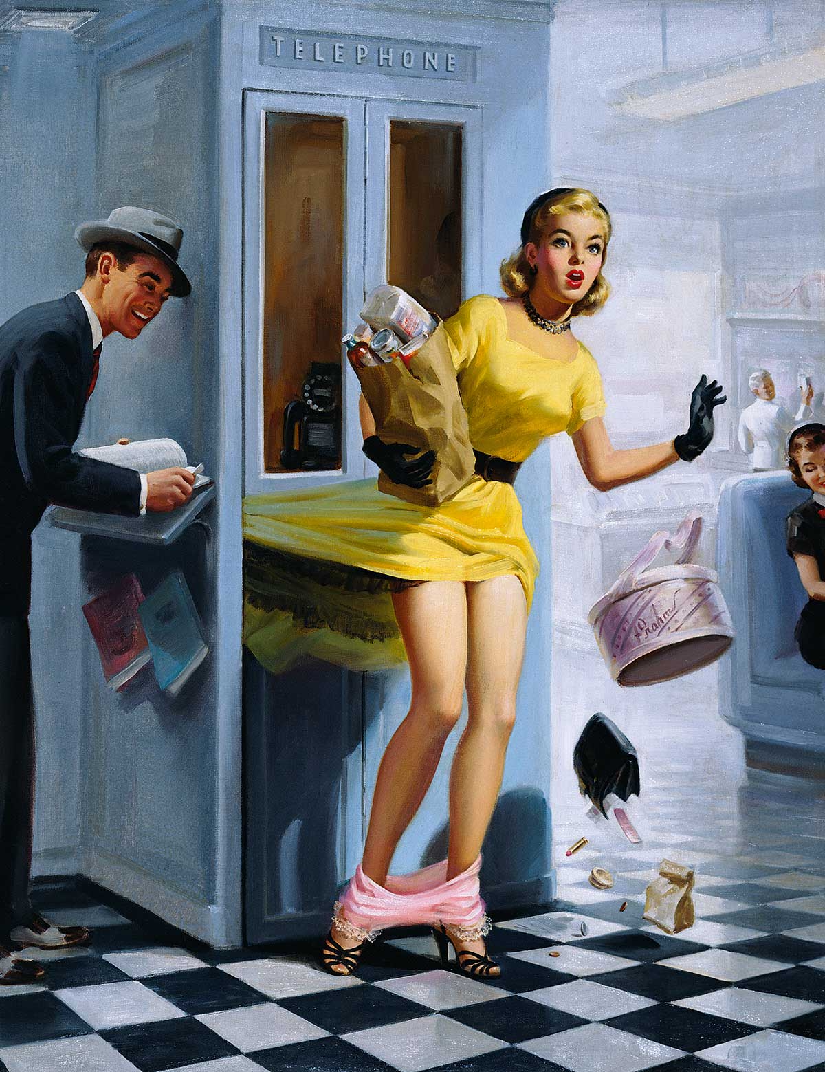 Похабщина. Арт Фрам Art Frahm 1907 1981 американский художник. Арт Фрам (Pin-up Art Frahm),. Картины в стиле ретро.