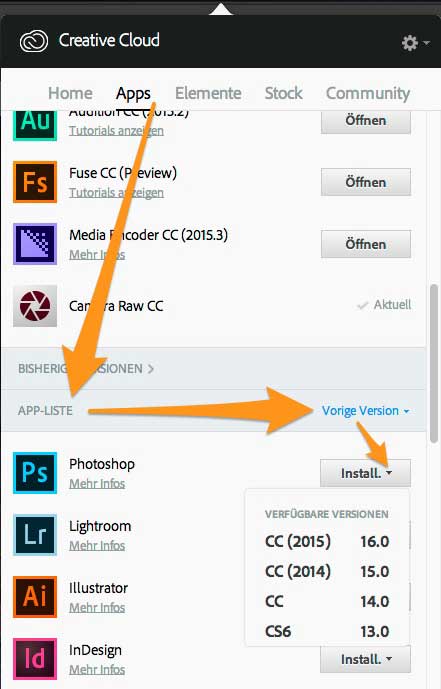 Keine Panik – so installieren Sie bei Bedarf wieder vorherige Photoshop-Versionen.