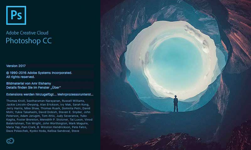 Auch einen schicken neuen Splash-Screen gibt es. ;-): Was bringt das neue Photoshop Update CC 2017?
