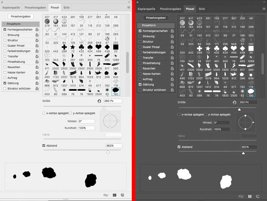 Screenshots – hell oder dunkel?