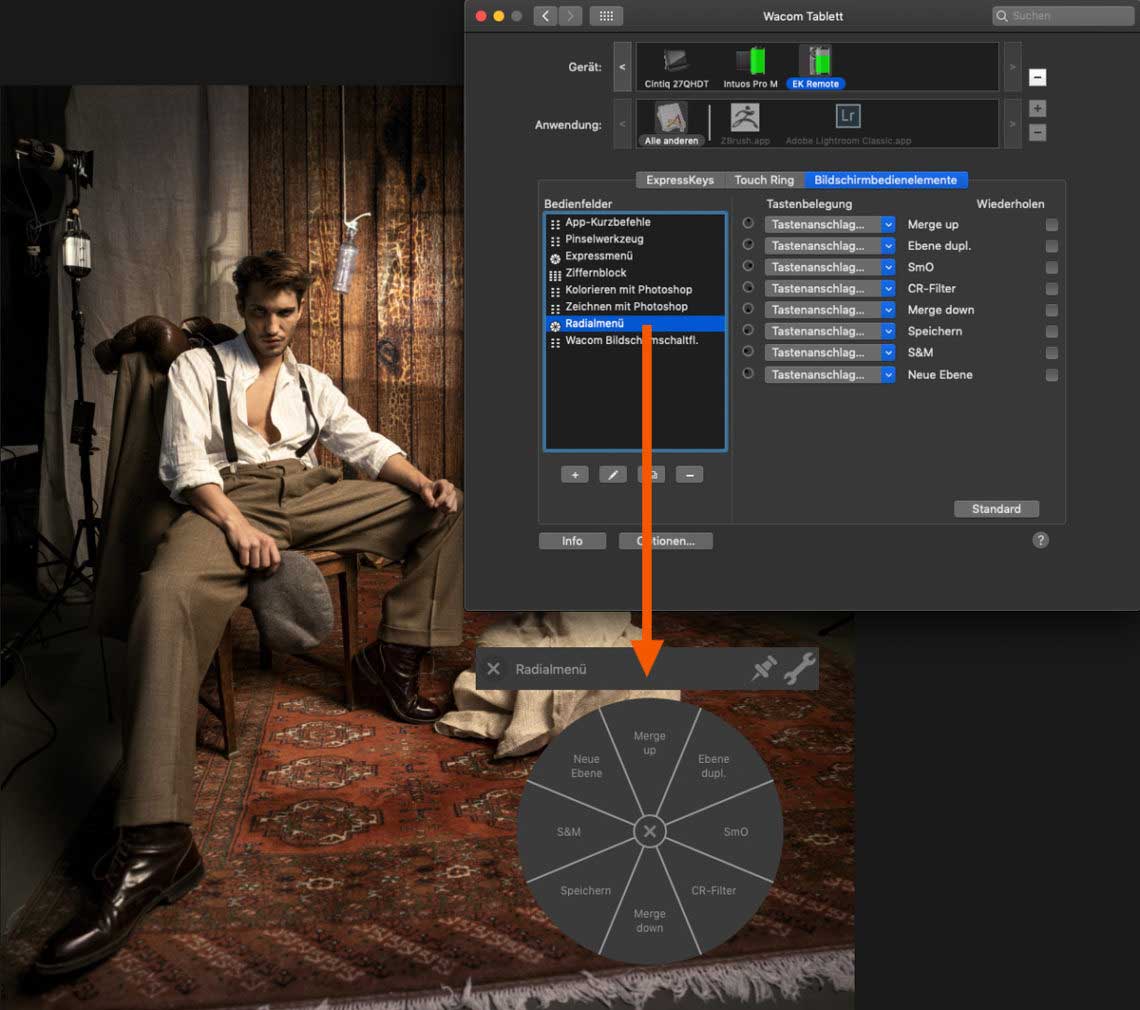Wacom-Tipp – Schaltflächen für Photoshop