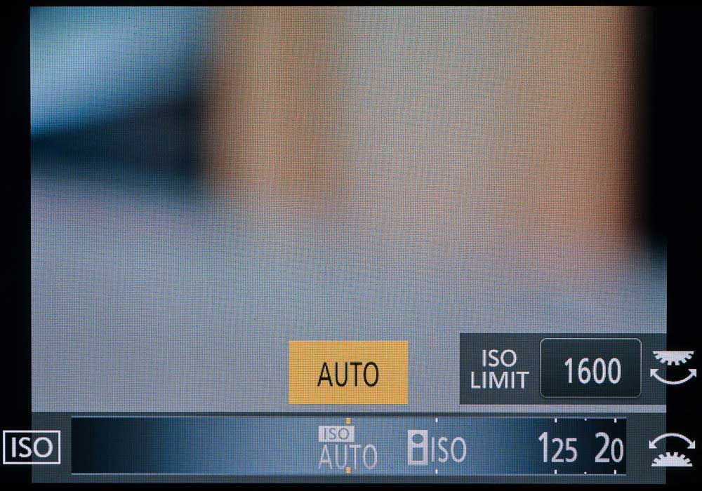 Viele Lumix Kameras legen mit ISO-Automatik 1/125 s als Verschlusszeit fest. Diese Einschränkung lässt sich nur durch manuelle Wahl des ISO-Werts über ein Einstellrad schnell umgehen. 