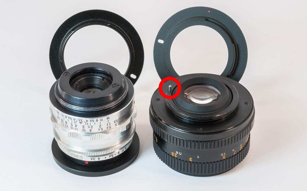 M42-Adapter. Nikon Spiegelreflexkameras und M42-Objektive