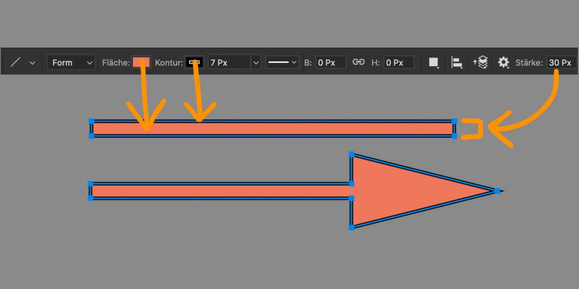 Das neue Linienzeichner-Werkzeug in Photoshop 2021