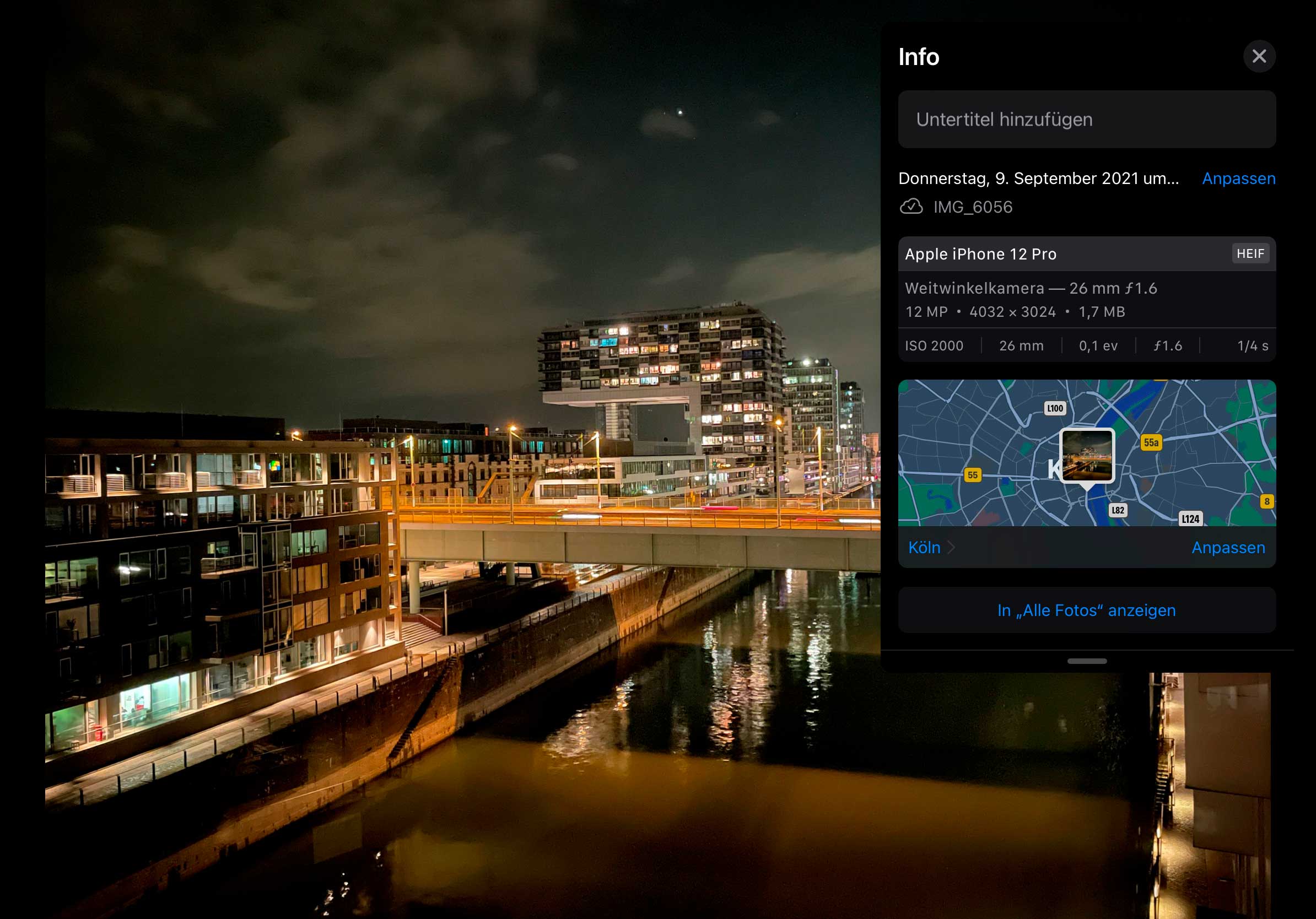 iOS-Tipp: Foto-Geo-Koordinaten für Navigation und Planung nutzen