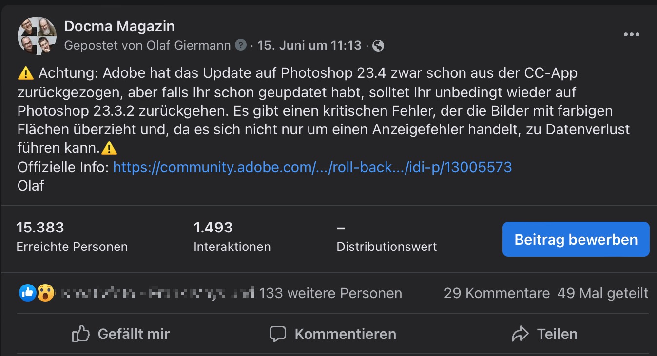 Was gibt es eigentlich Neues im Photoshop-Update von Juni 2022?