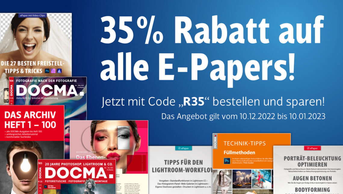 Große DOCMA-Shop-Rabattaktion!