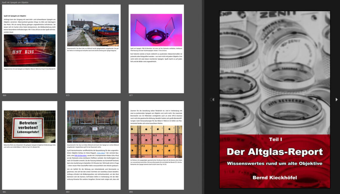 Altglas-Report. Altglas-E-Books gewinnen an Bedeutung