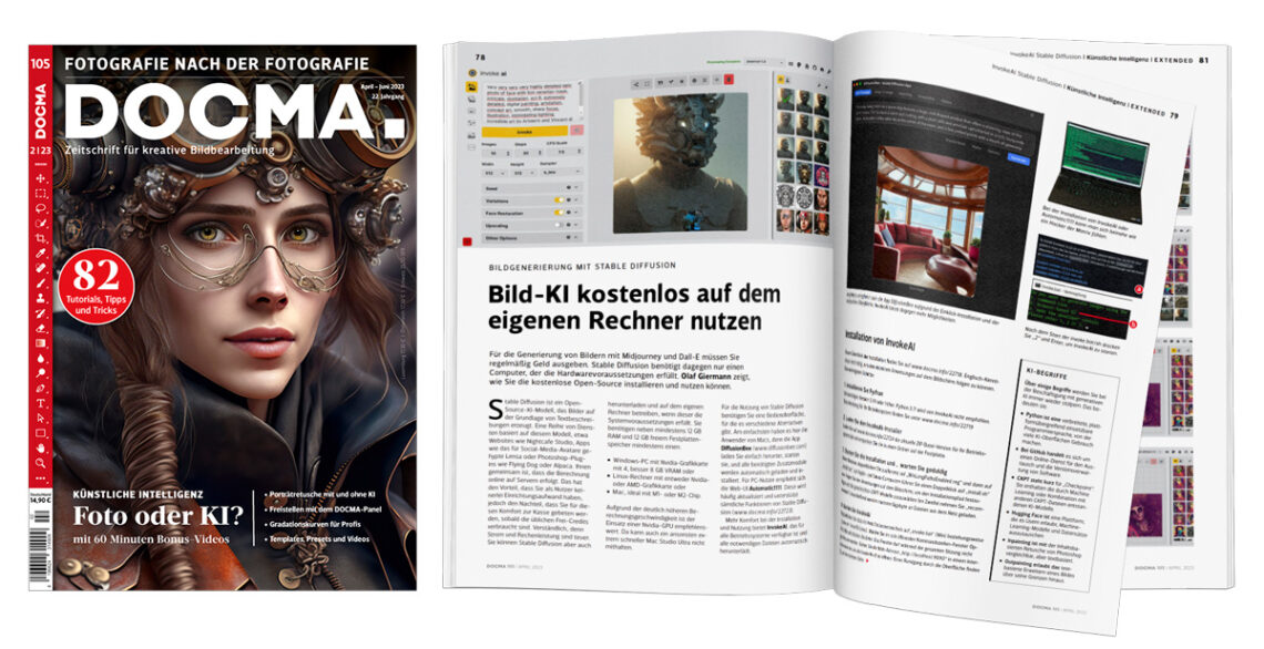 Die neue Ausgabe: DOCMA 105 im Überblick