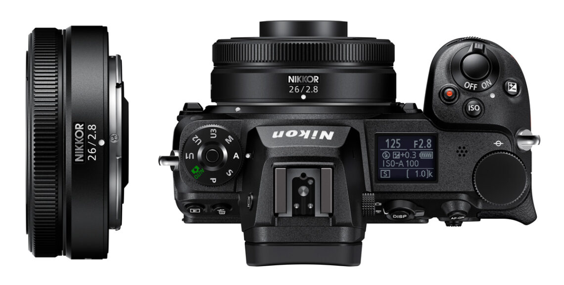 Pancake-Weitwinkelobjektiv NIKKOR Z 26 mm f/2,8