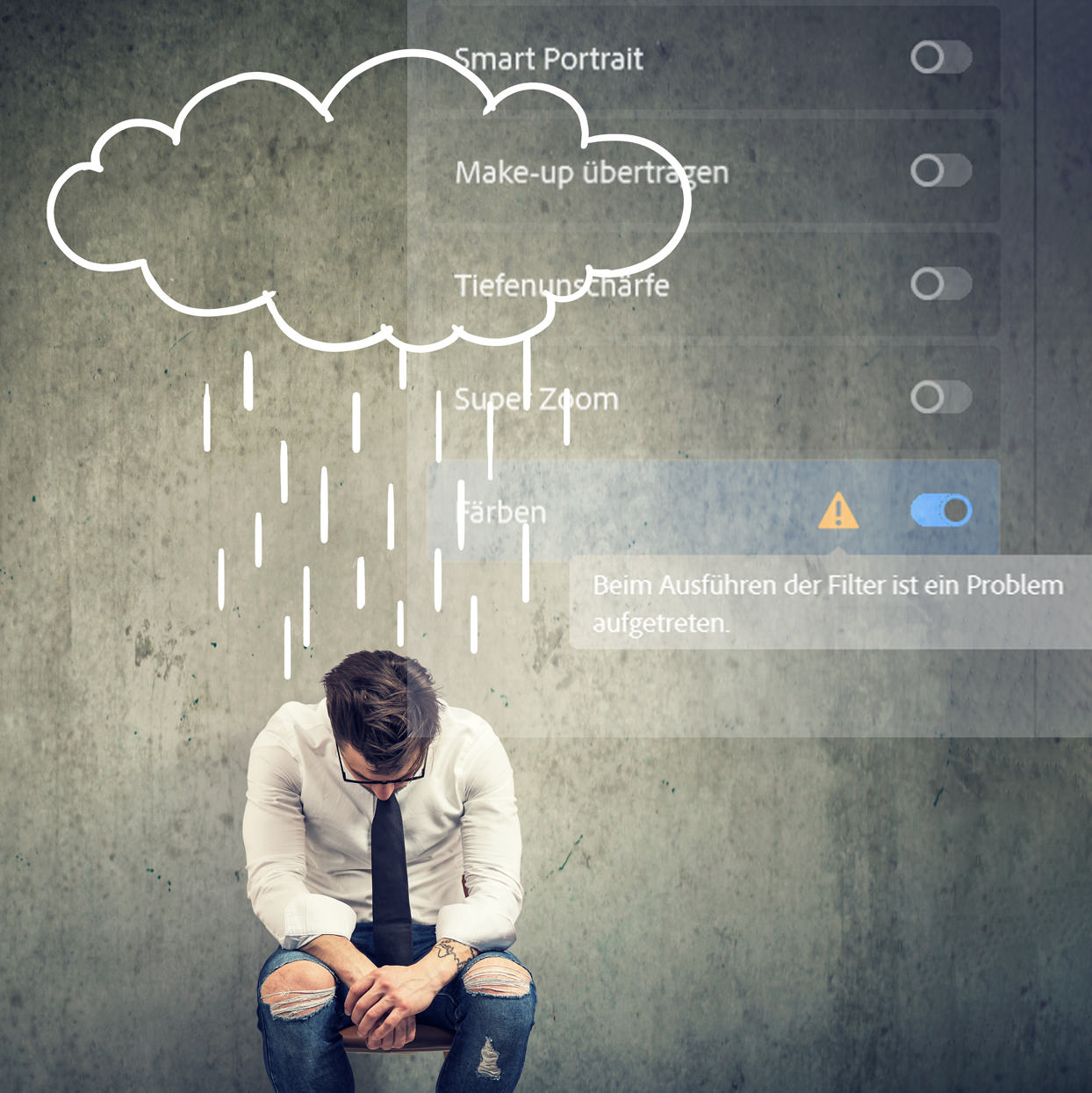 © pathdoc – Adobe Stock. Photoshops Neural Filters: „Beim Ausführen von Filtern ist ein Problem aufgetreten.“