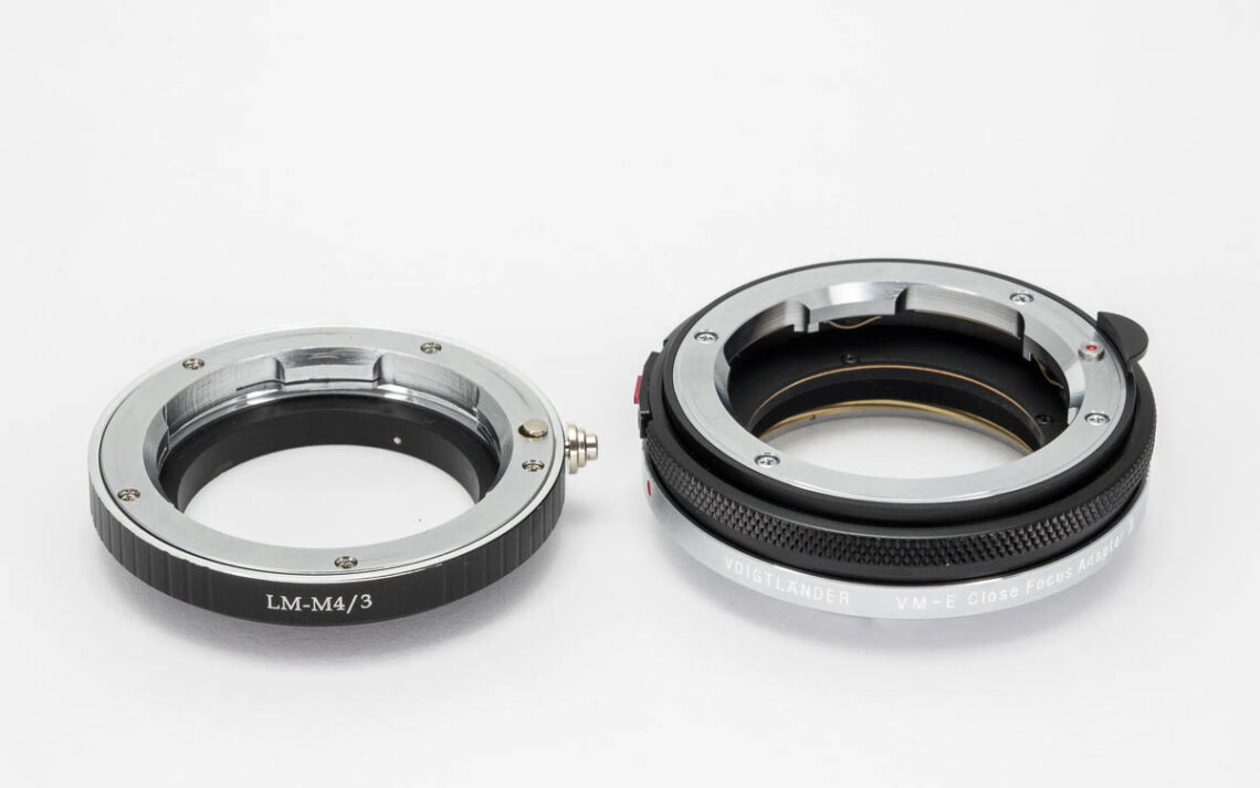 Adapter. Close Fokus Adapter für Objektive mit Leica M-Anschluss