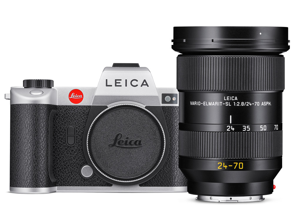 Leica bringt SL2  jetzt auch in Silber und in zwei Kamera-Objektiv-Kits
