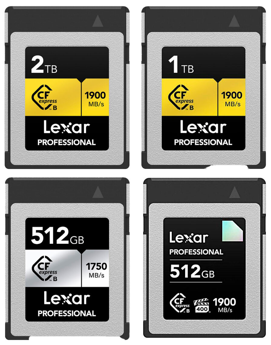 Lexar erweitert Speicherkarten der CFexpress Typ B-Reihe