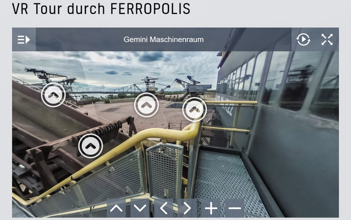 Ferropolis VR Tour. Ferropolis: Die Stadt aus Eisen