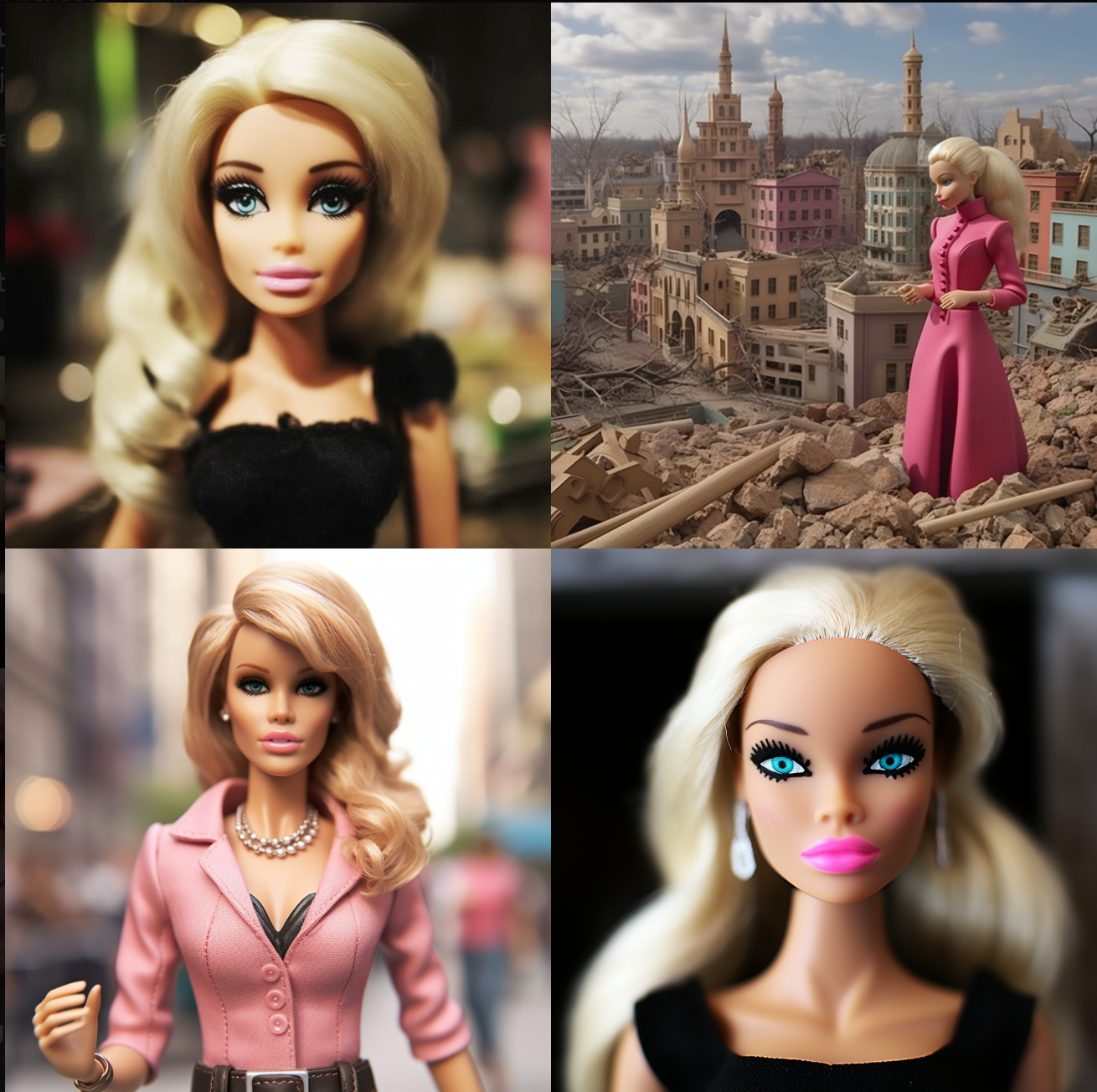realworld barbie filmscene --weird 100. 