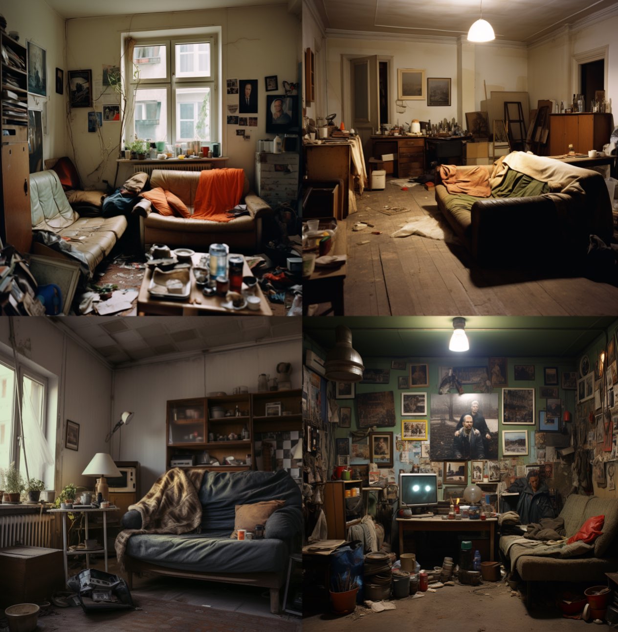 photo, living room, working class