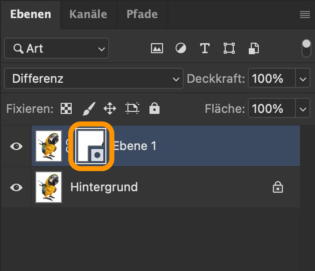 Icons, die Maskenvorschauen verdecken? Keine gute Idee der Photoshop-Designer. Neue, störende Maskensymbole in Photoshop