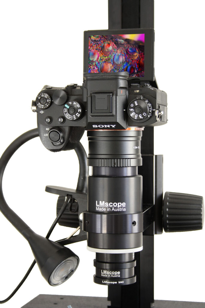 LM Makroskop 42x – Fotomikroskop für große Probenfelder