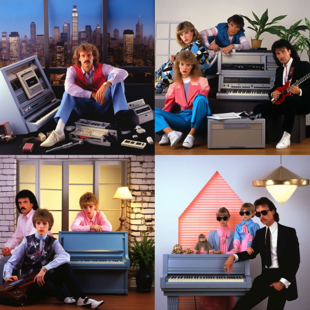 pop music, photography, album cover, everyday situation 1980s