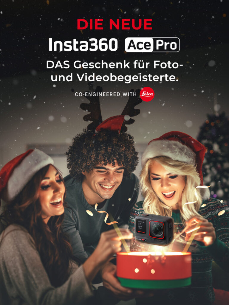 Entdecke die Winter-Magie von Insta360 mit der X3 und der neuen Ace Pro