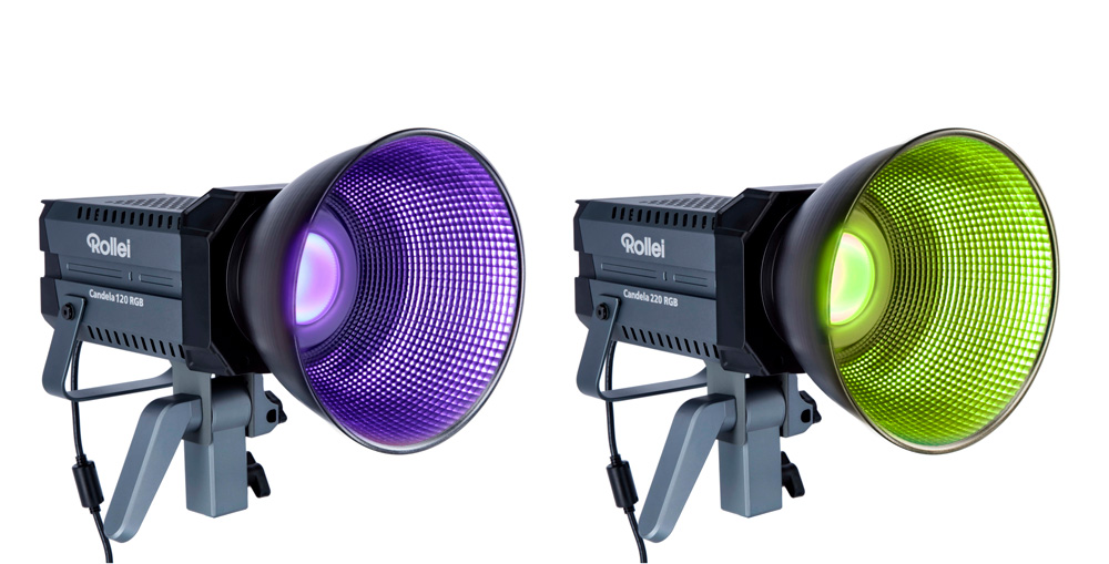 Rollei erweitert Candela-Serie um zwei LED-RGB-Dauerlichter