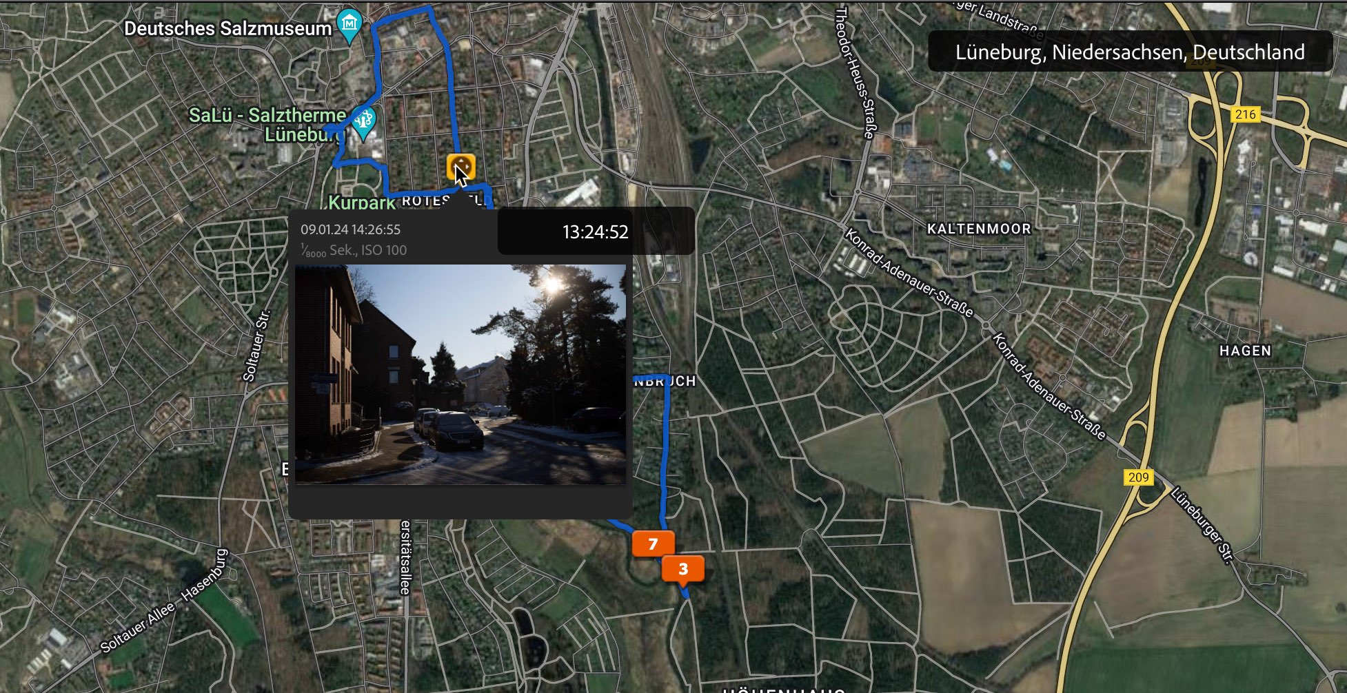 Lightroom Classic: GPS-Daten Fotos zuordnen