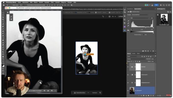 Live-Zusammenarbeit in Photoshop (Beta)