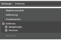Stapelbearbeitung für Ablenkungsentfernungen
