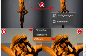 Verbesserte Spiegelungsentfernung
