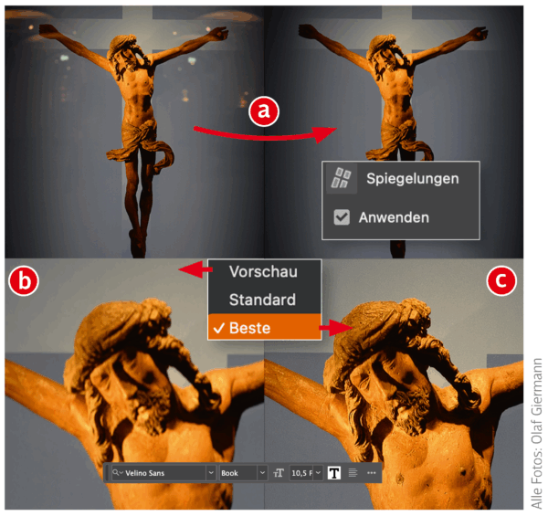 Verbesserte Spiegelungs­entfernung