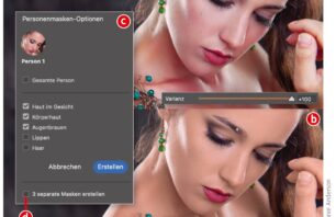 Camera Raw 17.4: Varianz für die Hautfarbe-Optimierung