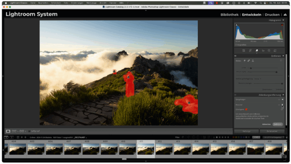 Lightroom Classic: Menschen und Objekte entfernen