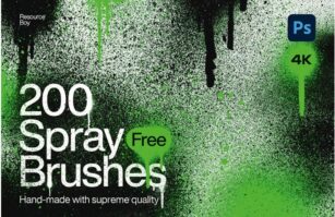 200 Sprühfarbe-Pinselspitzen