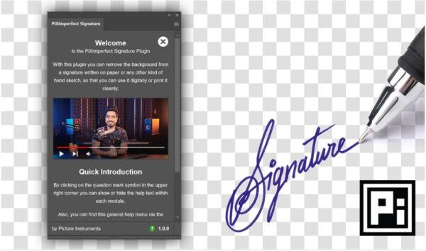„PiXimperfect Signature Plug-in“