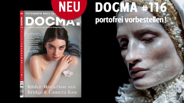 DOCMA 116: jetzt portofrei vorbestellen