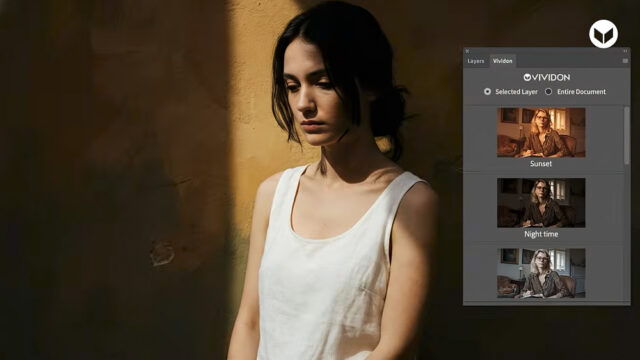 Vividon: KI-gestütztes Photoshop-Plugin verändert Beleuchtung nach der Aufnahme
