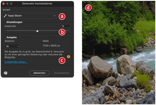 Vergleich der neuen Möglichkeiten von Generativ vergrößern (Teil 2)