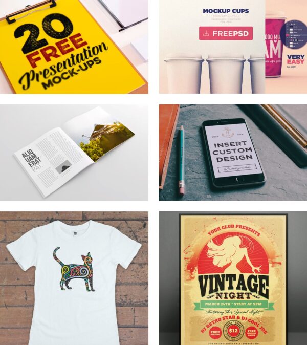 Free Mock-up Bundle