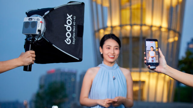 Faltbare Softboxen von Godox für den mobilen Einsatz