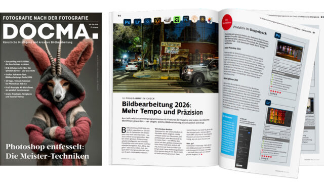 Die neue Ausgabe: DOCMA 118 im Überblick