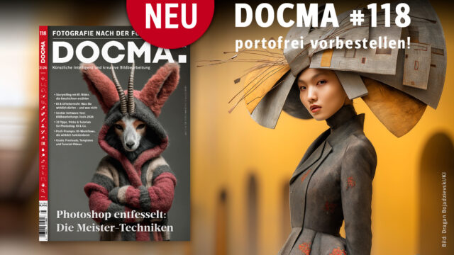 DOCMA 118: jetzt portofrei vorbestellen