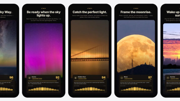 Sonnenaufgang, Milchstraße, Polarlichter: Atmos App sagt die Fotochancen voraus