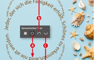 Dynamischer Photoshop-Text  (Teil 2)