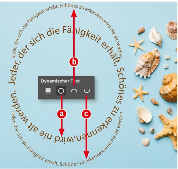 Dynamischer Photoshop-Text  (Teil 2)