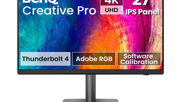 BenQ startet „Creative Pro“-Serie mit farbtreuem 4K-Monitor PD2732U