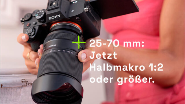Tamron erhöht Abbildungsmaßstab des Tamron 25-200mm F/2.8-5.6 Di III VXD G2&nbsp;