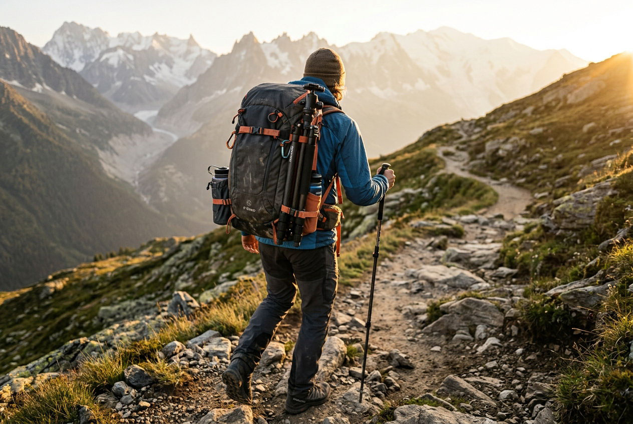 Rucking: Wandern mit Zusatzgewicht<br/>© KI-generiert