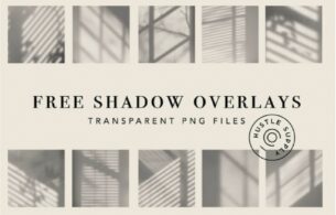 10 hoch auflösende Schatten-Overlays